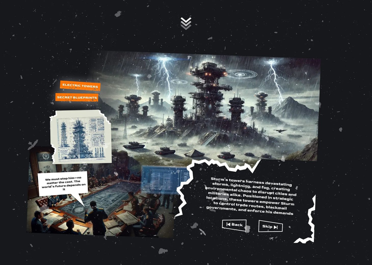 Storm Of Steel responsive project layout detail